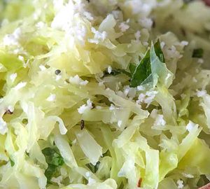 cabbage-poriyal-recipe