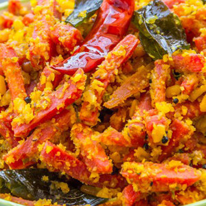 Carrot Poriyal