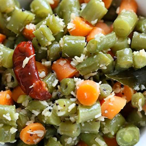 Carrot Beans Poriyal