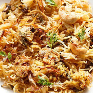 Mushroom Briyani